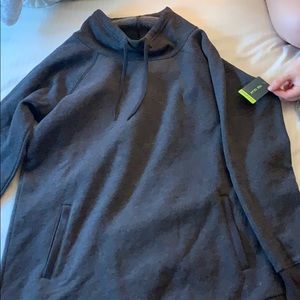 dark grey oversized crew neck with pockets!